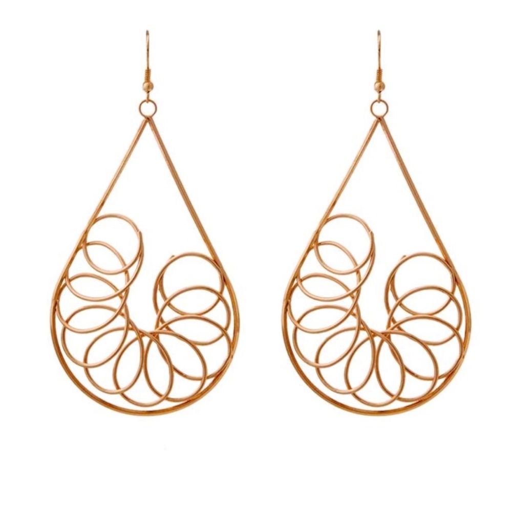 Wirlwind Teardrop Earings
